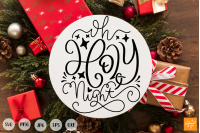 Oh Holly Night SVG Farmhouse Christmas