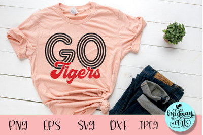 Go Tigers svg, sports svg