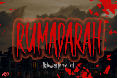 RUMADARAH - Halloween Horror Font