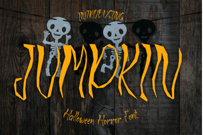 JUMPKIN - Halloween Horror Font