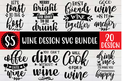 Wine Design SVG Bundle