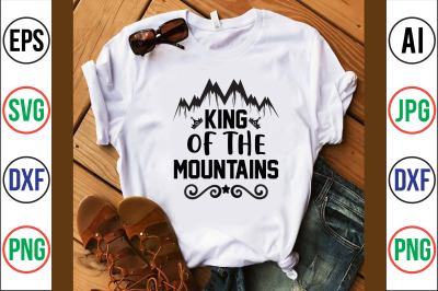 king of the mountains svg cut file