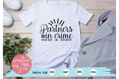 partners in crime svg