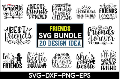 Friends SVG Bundle