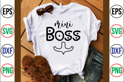 mini boss SVG CUT FILE