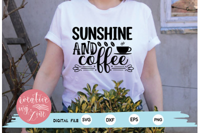 sunshine and coffee svg