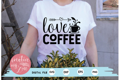 coffee love svg