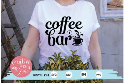 coffee bar svg