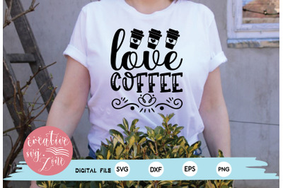 love  coffee svg