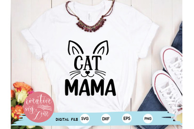 cat mama svg