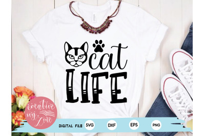 cat life svg