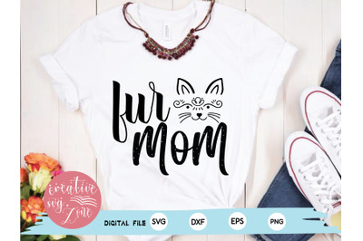 fur mom svg