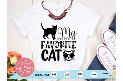 my favorite cat svg