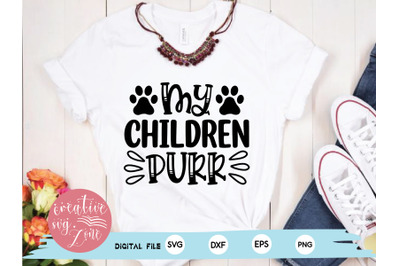 my children purr svg