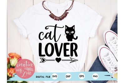 cat lover svg