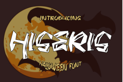 HISERIS - Halloween Horror Font