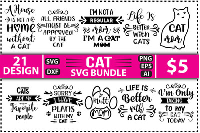 Cat SVG Bundle