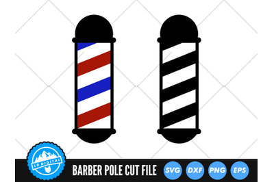 Barber Pole SVG | Barber Shop Cut File | Barber Shop Pole Vector