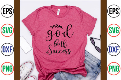 God faith success svg cut file