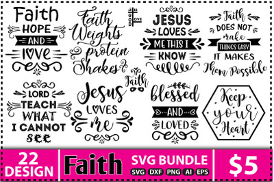 Faith SVG Design Bundle
