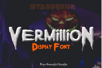Vermillion - Halloween Font