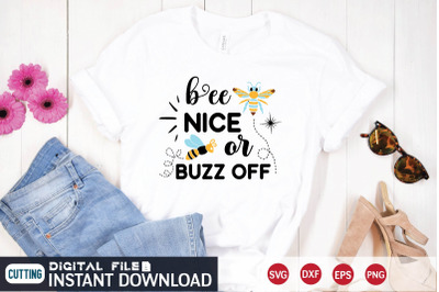 bee nice or buzz off