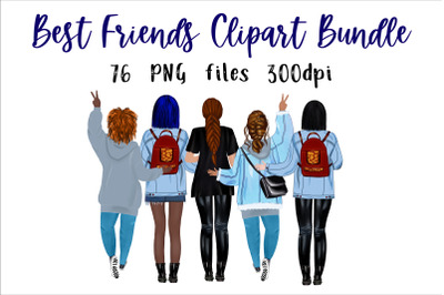 Best friend clipart, Girls Clipart, Mug Designs