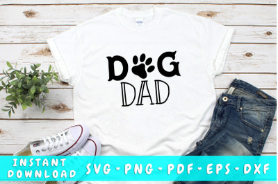 Dog dad SVG