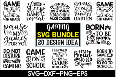 Gamer Svg Bundle