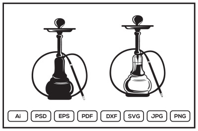 Hookah design design illustration