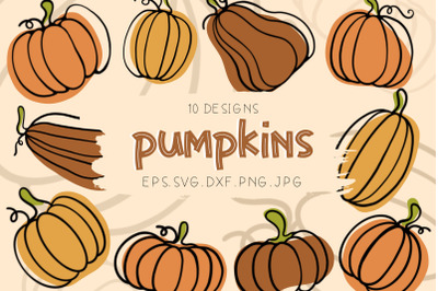 Pumpkin Clipart Bundle Pumpkin Season