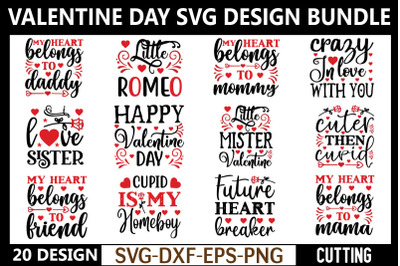 valentine day svg bundle