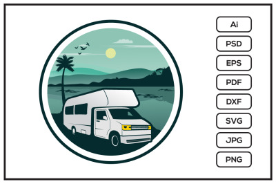 RV recreational vehicle storage design illustration