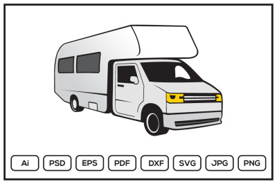 RV recreational vehicle design illustration