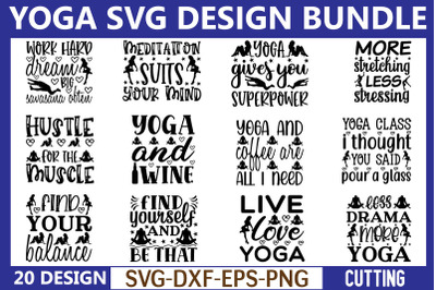 Yoga SVG Bundle