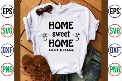 home sweet home svg cut file