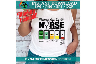 Nurse svg, Battery Life, Nurse Quote, Nurse design, Sublimation, Nurse