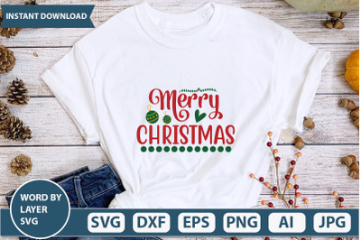 MERRY CHRISTMAS SVG