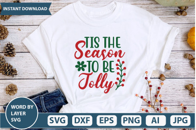 tis the season to be jolly svg