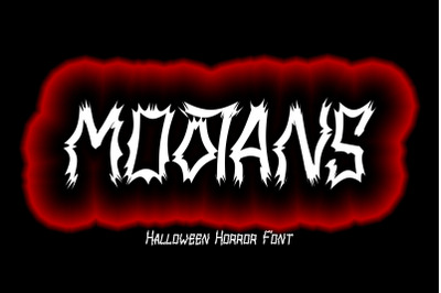MOOTANS - Halloween Font