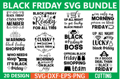 Black Friday Svg Bundle