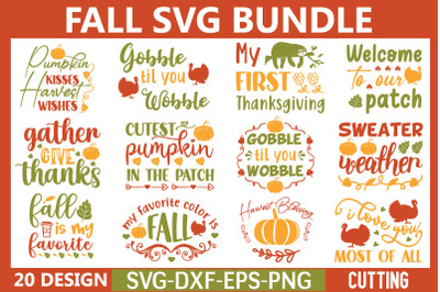 Fall Svg Bundle