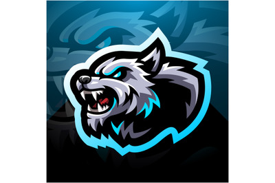 Bear head mascot logo design