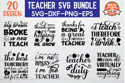 Teacher Svg Bundle