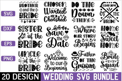 Wedding Svg Bundle