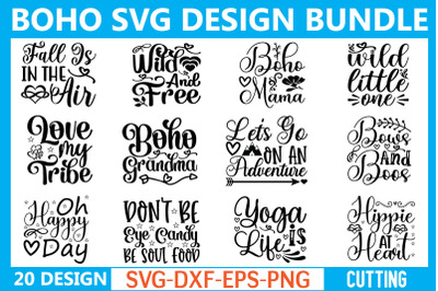 Boho svg bundle