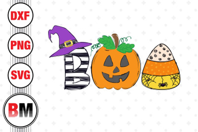 Boo Halloween SVG&2C; PNG&2C; DXF Files