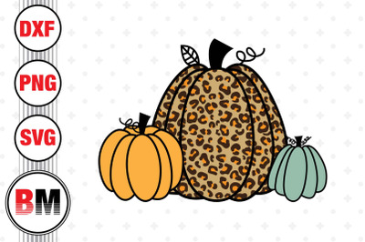 Pumpkin Leopard SVG&2C; PNG&2C; DXF Files