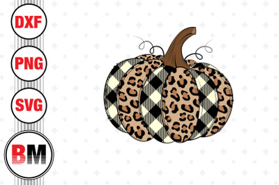 Hand Drawn Pumpkin Leopard SVG&2C; PNG&2C; DXF Files