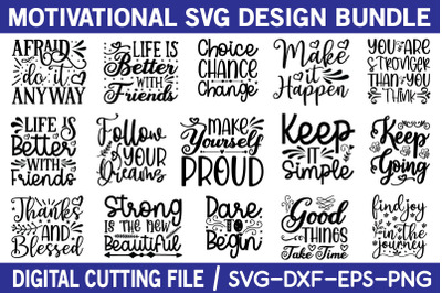 Motivational Svg Bundle